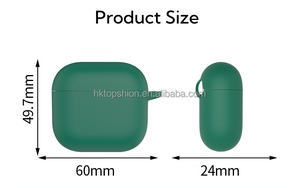 כיסוי מארז אביזרים לעור סיליקון עבה 1.8 מ "מ עם keychain עבור <span class=keywords><strong>airpods</strong></span> <span class=keywords><strong>4</strong></span> 2024 earphone eone earone - Product Image 6