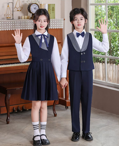 Costumes de spectacle pour chœur <span class=keywords><strong>d</strong></span>'enfants de festival, costumes pour élèves du primaire et du secondaire, concours de poésie et de discours, garçons et filles - Product Image 3