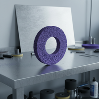 PMS 300*150*45mm violet diamant propre et bande disque meule meuleuses d'angle élimine la rouille