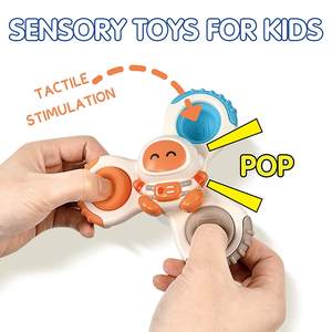 CPC 3 pièces bébé dessin animé Fidget Spinner jouets <span class=keywords><strong>ventouse</strong></span> bébé Spinner <span class=keywords><strong>pour</strong></span> <span class=keywords><strong>chaise</strong></span> <span class=keywords><strong>haute</strong></span> - Product Image 3