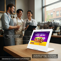 Nouvelle tablette de commande de restaurant Android 11 de 10,1 pouces de type L, 4+64 Go, écran tactile RK3576S, commande automatique, SDK numérique, Wi-Fi