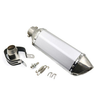 Dirt Bike 760mm Mute <span class=keywords><strong>Silence</strong></span> Silencieux D'échappement nc250 Silencieux tuyau <span class=keywords><strong>scooter</strong></span> Pour Harley duke 390 690 Moto Pièces tuyau - Product Image 1