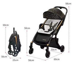 Nouveau système de voyage 2-en-1 à prix abordable, châssis léger en alliage d'aluminium, amortisseur à ressort, porte-bébé nouveau-né, <span class=keywords><strong>poussette</strong></span> - Product Image 4