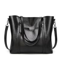 Nouveau sac fourre-tout tendance en PU grande capacité, style simple et luxueux, sacs à main de luxe pour femmes