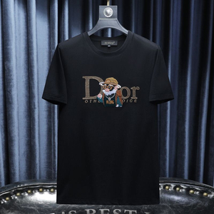 Camiseta de Algodón de Manga Corta, Pantalones Cortos de Verano, Ropa para Hombre, Camiseta para Hombre - Product Image 2