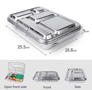 Boîte à lunch pour enfants en acier inoxydable, pour la rentrée scolaire, OEM, boîte à lunch pour enfants - Product Image 4