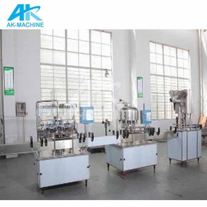 Nhỏ Năng Suất Tự Động Rửa Chai Điền Capping Dòng Và Nhãn Shrink Máy Trong Một Dòng Nước Khoáng - Product Image 4