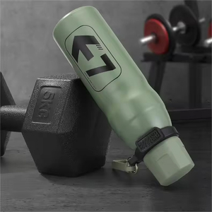 Termos olahraga portabel, termos Stainless Steel untuk olahraga luar ruangan, pendakian gunung, bersepeda, sedotan, olahraga - Product Image 2