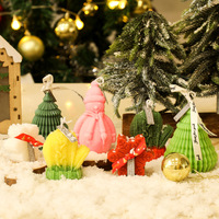 Großhandel Bestseller Handgemachte Sojawachs Fruchtförmige Weihnachts-Duftkerzen Umweltfreundliche Aroma-Dekorationen Weihnachtsgeschenke