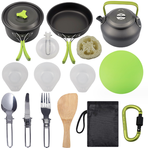 SOLO野生韩版不锈钢野营炊具不粘金厨房野营炊具 - Product Image 1