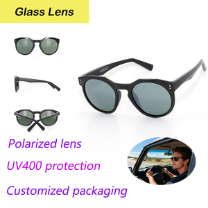 Lunettes de soleil rétro à monture intégrale en TR90, légères et durables, verres polarisés UV400, confortables, colorées, pour hommes et femmes, camping - Product Image 2