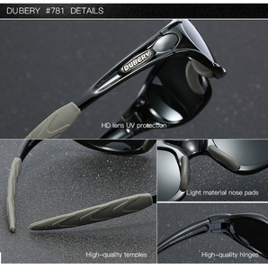 DUBERY OFICIAL Moda Deporte <span class=keywords><strong>Gafas</strong></span> de sol Polarizadas Moda Venta al por mayor Lujo 2025 Mujeres <span class=keywords><strong>Gafas</strong></span> de sol Uv400 - Product Image 6