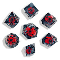 Vente en gros de dés polyédriques personnalisés en résine pour Dungeons and Dragons DND RPG Jeux de société