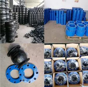 Quick Delivery Soft Connection Single Sphere Galvanized Flange Flexible Rubber Expansion Joint For Pipe