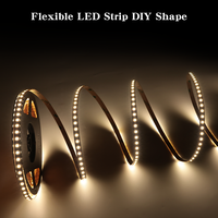 Bande LED SMD 2835 24V 12V 120 LED/m, ruban LED flexible à façonner soi-même pour rétroéclairage TV domestique, rouleau de 5m/10m