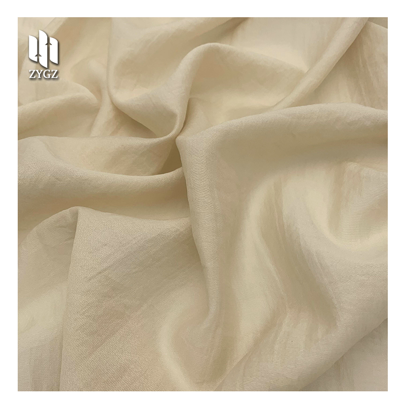 75% Rayon 25% Nylon Monofilament Imitation Linen Yarn Comfortable Breathable Sunscreen Shirt Fashion Skirt Fabric Woven Garments