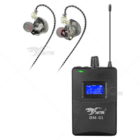 OEM IEM G1 Stéréo UHF Système de surveillance intra-auriculaire sans fil pour la musique en direct, la scène, les répétitions en studio, la suppression du bruit