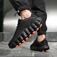Chaussures de marche à lacets pour hommes et femmes grandes tailles, printemps, semelle souple, légères, respirantes, absorption des chocs, plusieurs tailles