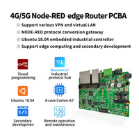 Routeur industriel PCBA YZW800WS MQTT OpenWrt 5 ports Ethernet RJ45 4G LTE Edge Computing Embedded Linux IoT Gateway OEM