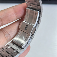 Montre mécanique haut de gamme ultra-fine pour homme, design de créateur, qualité supérieure, cadran noir, acier inoxydable, pour homme