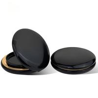 Boîtier vide ultra-fin rond à fermeture à pression pour coussin d'air, emballage cosmétique de 12g pour crème BB, fond de teint, correcteur, OEM acceptable
