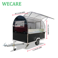 Wecare – camion de restauration rapide à la mode en Europe avec chariot de nourriture COC/CE