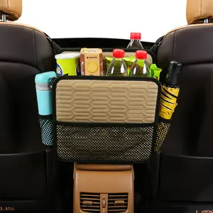 Multi-Pocket Large Capacity Purse Holder Car Net Bag Barrier Storage Organizer of Back Seat For Children