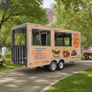 CAMPTRL Fabrica Camiones de Comida, BBQ, Pizza, Hamburguesas, Helados, Café, Camioneta de Comida Personalizada, Remolque de Comida Móvil - Product Image 1