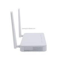 Modem Fiber FTTH WiFi Dual Band 4GE Ports GPON ONU F670L Kualitas Bagus Versi Bahasa Inggris Kompatibel dengan ZTE OLT