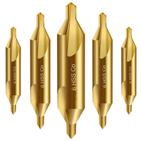 PMS 1MM HSS Cobalt Center foret ensemble 60 degrés 5mm droit outil électrique acier métal forage tour travail des métaux