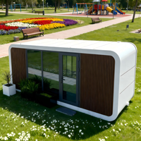 Maison préfabriquée mobile compacte à mousse intégrale 2026, très demandée, idéale pour bungalow, Airbnb, hôtel et maison de vacances