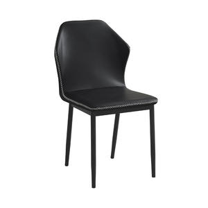 Sillas de Comedor Minimalistas de Acero al Carbono con Tapicería de Cuero, Modelo Butterfly, Venta al Por Mayor Directa de Fábrica Shunquan, para Hogar, Hotel y Oficina - Product Image 2