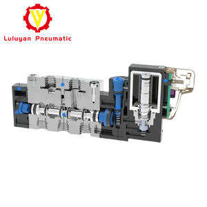Aluminium Aloi 5/2 cara Pilot pneumatik katup Solenoid AC220V kontrol listrik Media Gas suhu sedang 0.15-0.8 MPa tekanan - Product Image 5
