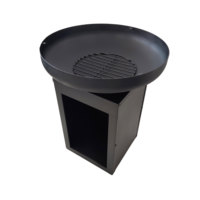 Plaque de barbecue en acier au carbone pour jardin, structure KD, vente en gros d'usine