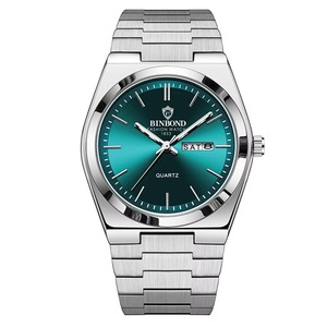 Drioshipping Fashion Quartz Wristwatches Waterproof Luminous Date Week <b>Silver</b> <b>Clock</b> Men Watch Casual Quartz Men's Reloj Hombre - Product Image 3