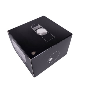 <span class=keywords><strong>Caja</strong></span> de Embalaje para Lápiz Labial y Rubor con Recubrimiento UV Reciclable, Impresión a Color Personalizada, con <span class=keywords><strong>Caja</strong></span> de <span class=keywords><strong>Condones</strong></span> Negra y Marca Propia - Product Image 1