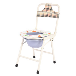Fancy <b>Small</b> Commode <b>Chair</b> Folding Aluminum Alloy For Elderly Disabled Hospital Use - Product Image 1