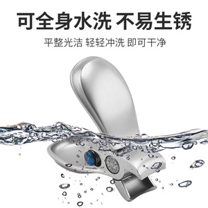 Mini Large Opening Nail Clippers 15Mm Stainless Steel Flat Jaw For Finger Home Use - Product Image 3