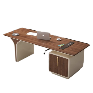 Design moderno scrivania da ufficio di lusso a casa tavolo scrivania <span class=keywords><strong>e</strong></span> sedia per ufficio tavolo esecutivo Ceo tavolo - Product Image 6