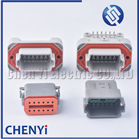 12 broches Deutch IPD DT connecteur DT15-12PA DT13-12PA PBC droite aiguille cintreuse siège soudure panneau fin prise DT06-12S DT04-12P