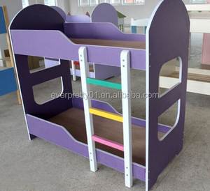 Muebles para Preescolar y Jardín de Infancia, Cama para Dormitorio, Estructura de Cama de Madera Duradera, Estable y Cómoda, Color Personalizado, Litera con Escalera - Product Image 5