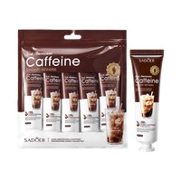 Ensemble de crème pour les mains nourrissante à la caféine SADOER Lced Americano coréenne de marque privée soins des mains améliorer la sécheresse Anti-rides hydratant