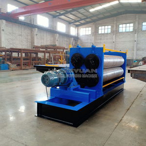 작은 파도 만들기 기계 배럴 드럼형 금속 루핑 시트 성형 기계 골판지 스틸 프로파일 롤 성형 기계 - Product Image 6