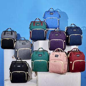 <span class=keywords><strong>Cuna</strong></span> <span class=keywords><strong>de</strong></span> viaje 3 en 1 personalizada, Moisés <span class=keywords><strong>de</strong></span> viaje impermeable, bolsa húmeda para mamá, organizador para bebé, mochila para mamá, bolsas <span class=keywords><strong>de</strong></span> pañales con cambiador - Product Image 5