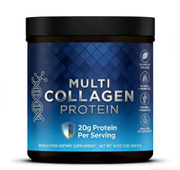 Poudre de protéines de collagène pour adultes, pour shakes de gym, supplément de santé quotidien pour le fitness, marque OEM/ODM, certifié GMP