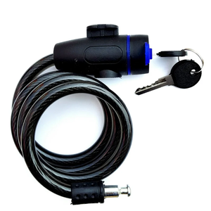 Antivol à chaîne – Antivol robuste pour moto et vélo – Acier trempé 6 mm/8 mm, résistant aux coupures, comprend 2 clés – - Product Image 2