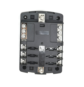 Bloque de Fusibles de Cuchilla ST de 100 Amperios/32V CC, 6 Circuitos con Barra Negativa y Cubierta - Product Image 4