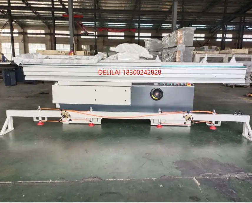 Industrial Precision 3200mm Wood Cutting Sliding Table Panel Saw Machine For Woodworking ZD400T
