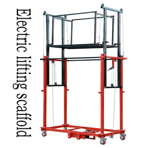 इलेक्ट्रिक हाइड्रोलिक लिफ्ट मचान 500 किलोग्राम 10 मीटर मोबाइल फोल्डिंग प्लेटफॉर्म बहुक्रियाशील लिफ्ट - Product Image 3