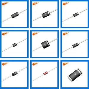 Nhà máy trực tiếp linh kiện điện tử 1n4148 điốt đơn do-35 100V 200mA chỉnh lưu thông qua lỗ <span class=keywords><strong>Diode</strong></span> - Product Image 2